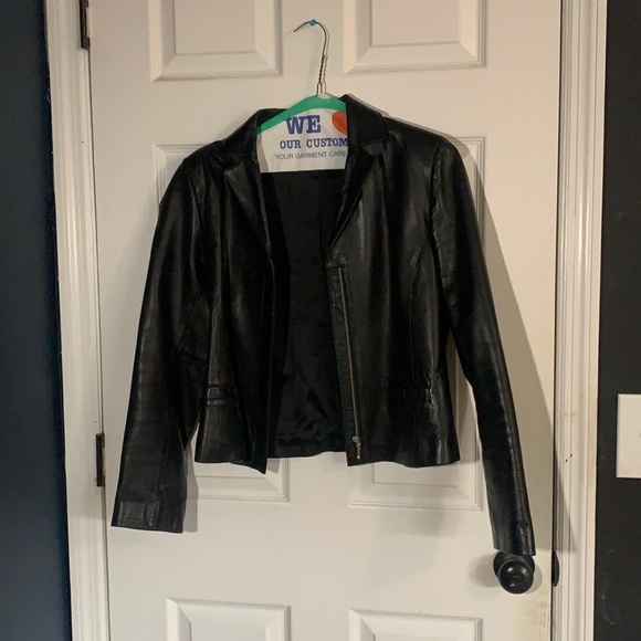 Ann Taylor Leather Jacket - Picture 1 of 2